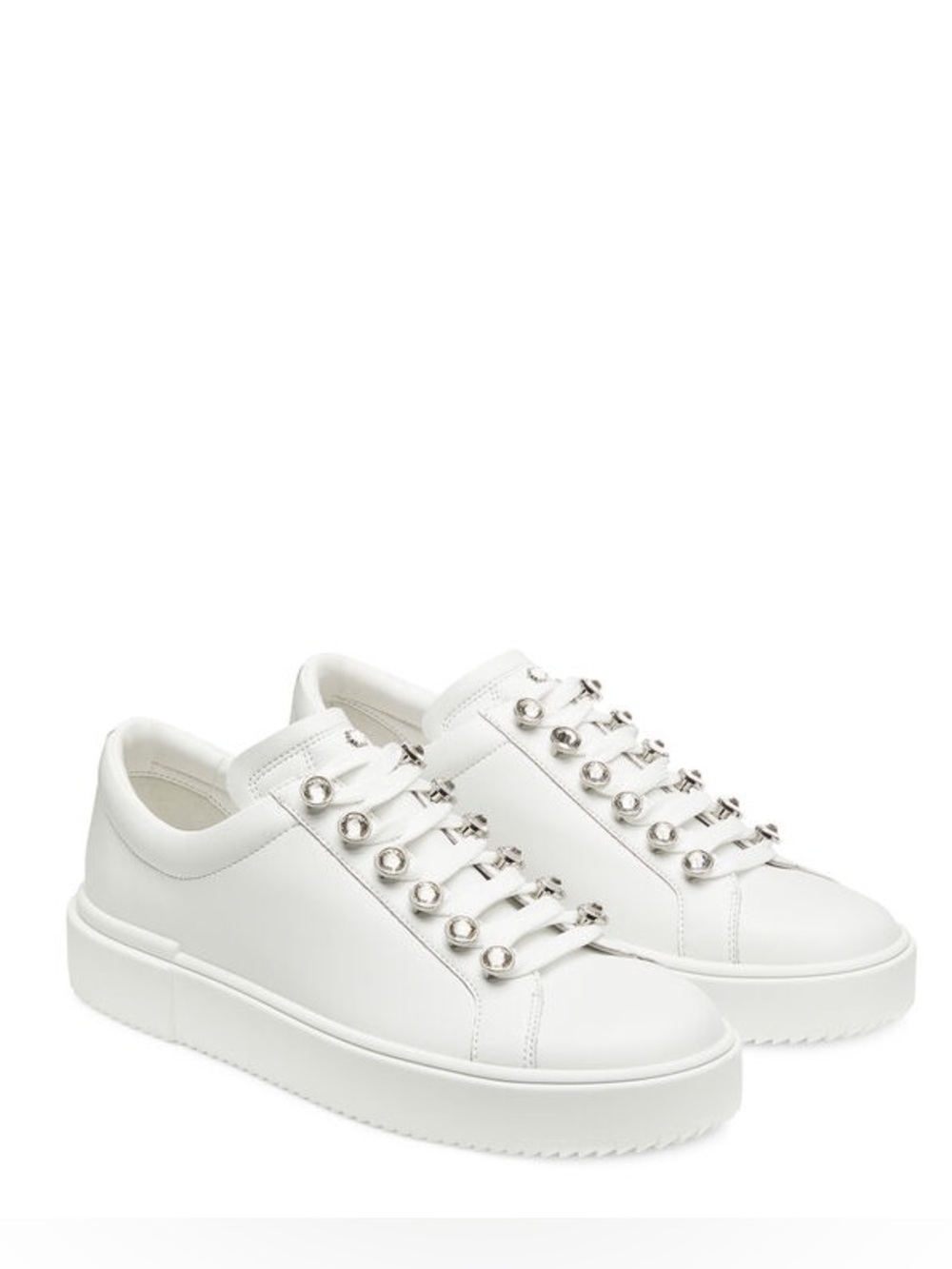 Stuart Weitzman Ryan Crystal-Embellished Sneakers
